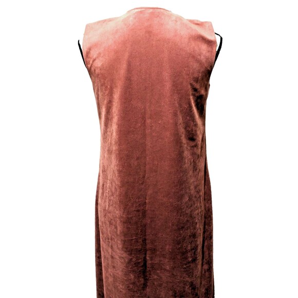 bcbgMaxAzria XS Lagenlook Dress Latte Suede Like Fabric Asymmetrical Layers - Picture 11 of 12